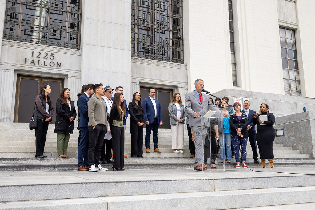 Morgan Nugent representing rural districts in California in support of funding public schools. 