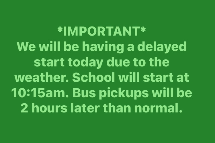 delayed start