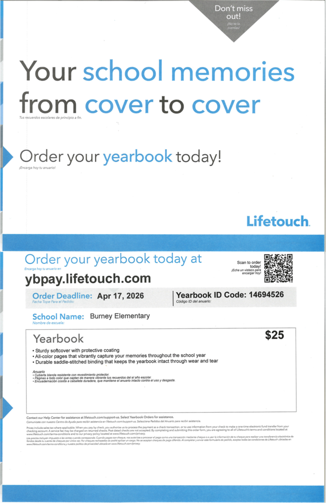 Yearbook Deadline Friday