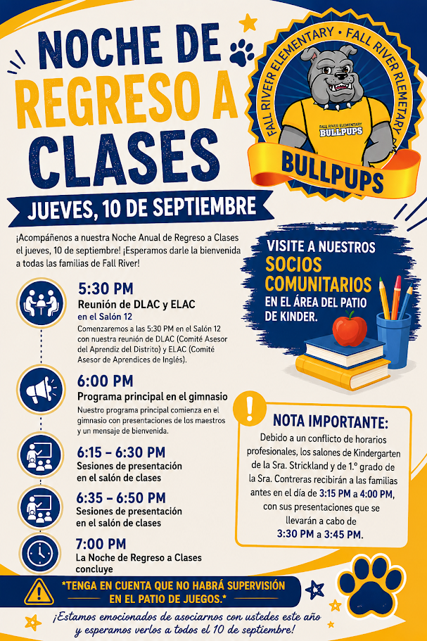 Back to School Night
