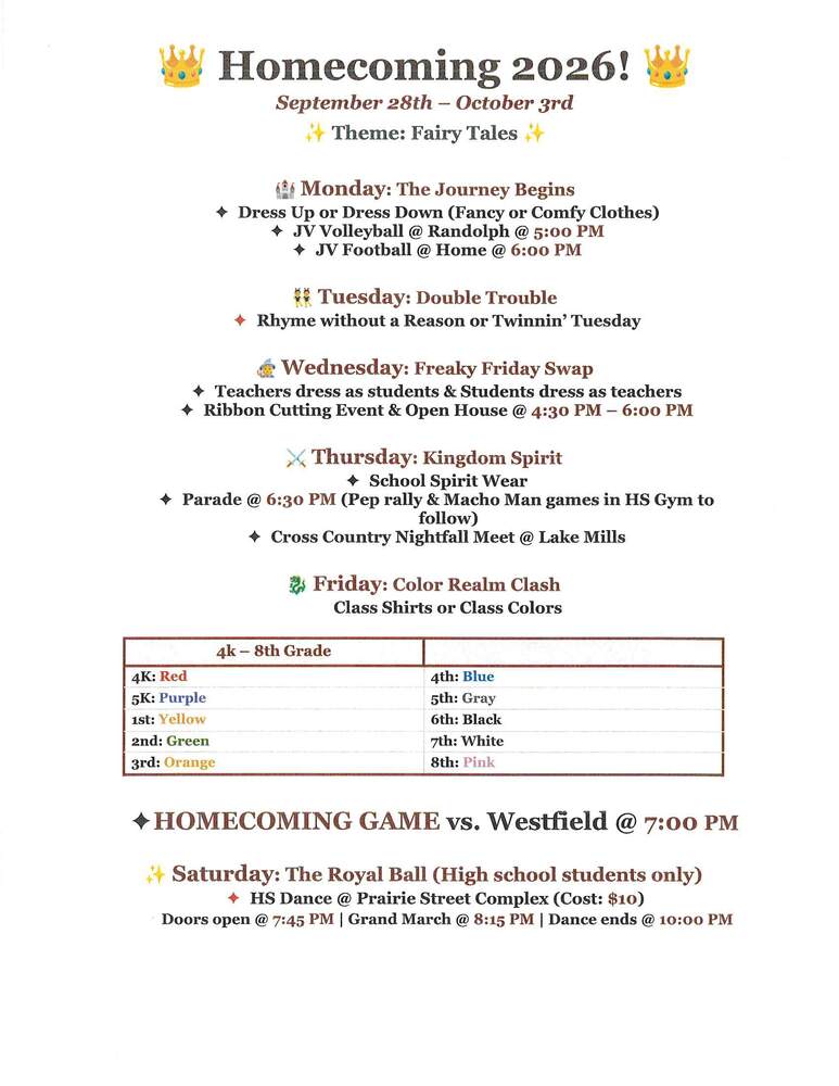 Homecoming Week