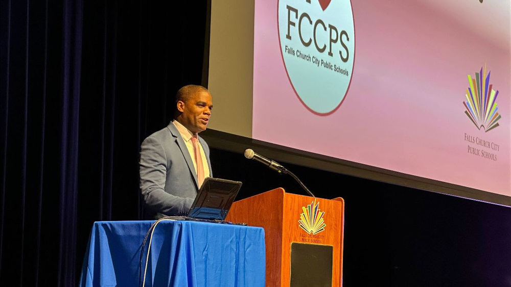 Dr. Terry Dade opening the 2025-26 School Year Convocation