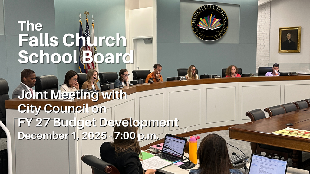 FCCPS School Board and City Council meet on the FY 27 Budget Development beginning tonight at 7:00 p.m.