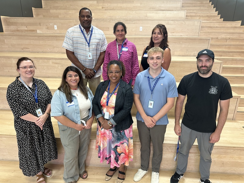 New teachers and staff at Mary Ellen Henderson Middle School
