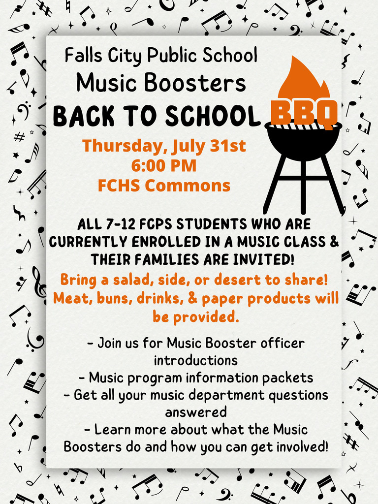 music booster kick off BBQ