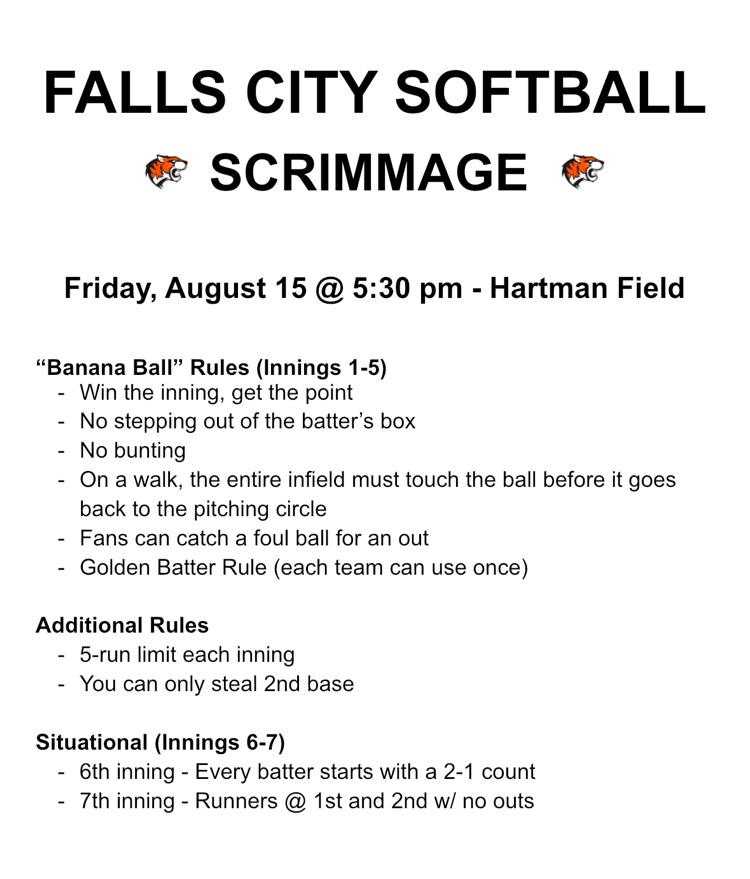Scrimmage Rules