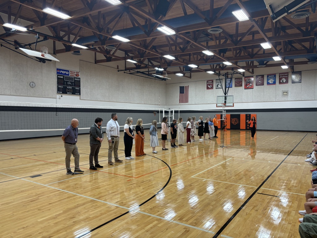 Staff introduction at Middle School 