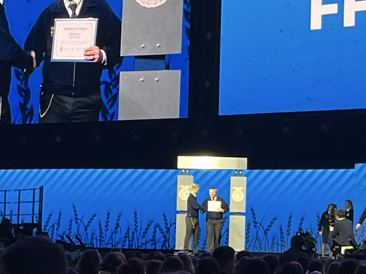 National FFA convention American Degree