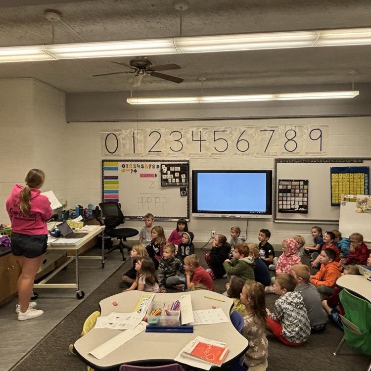 Chemistry students reading to North School 
