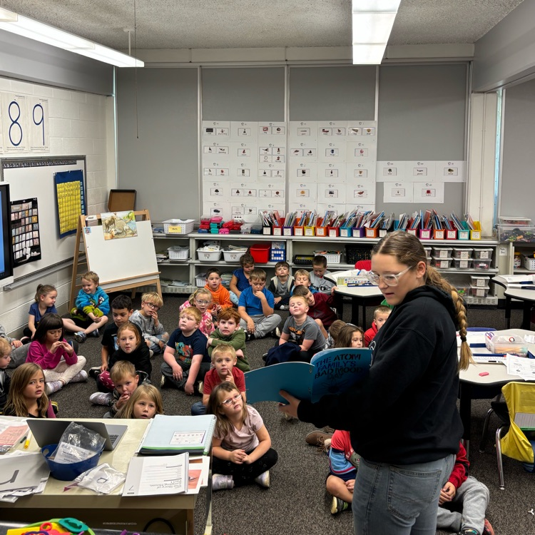 Chemistry students reading to North School 