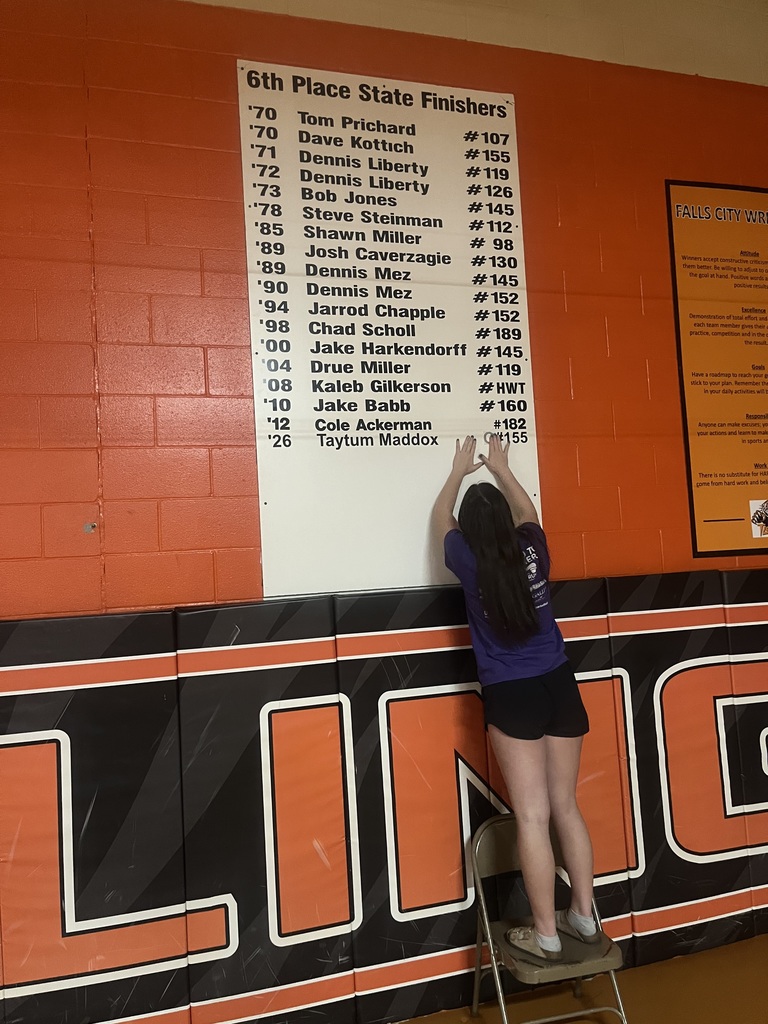 Taytum putting up her name.