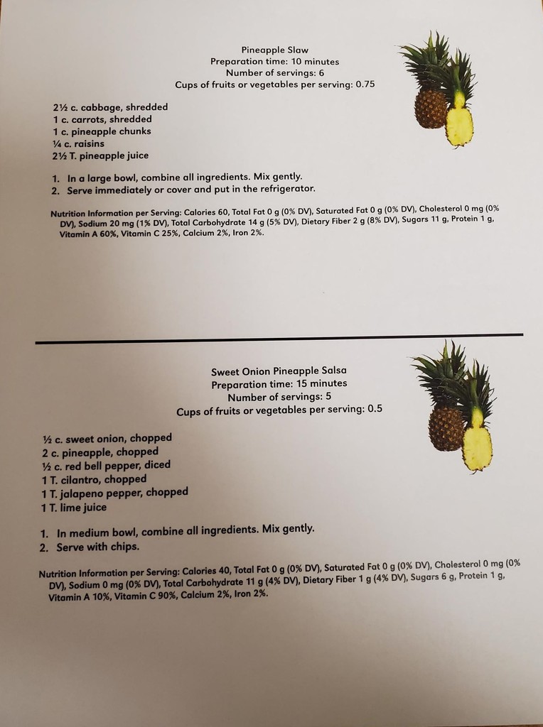 Pineapple recipes