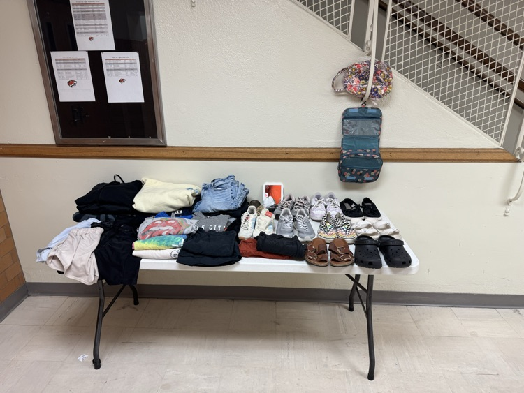 Girls Locker room Lost and Found