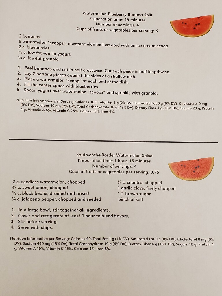 Watermelon recipes