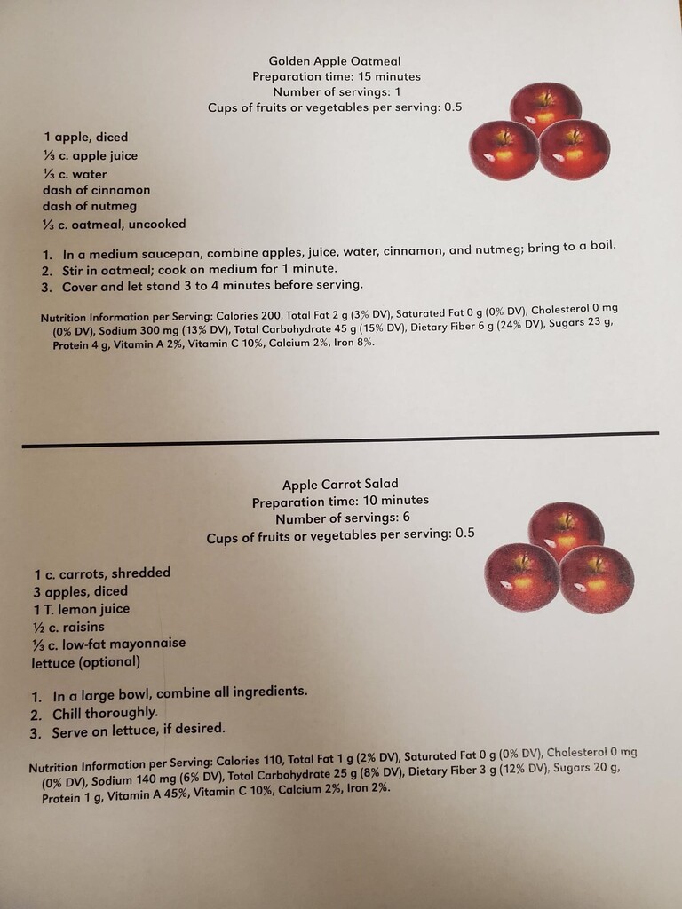 Apple recipes