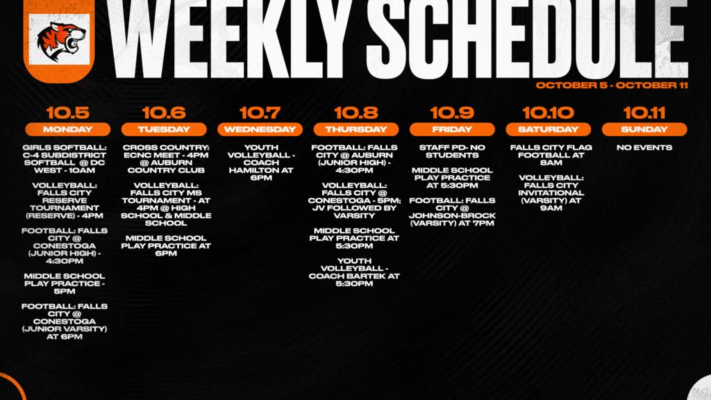 Weekly Events