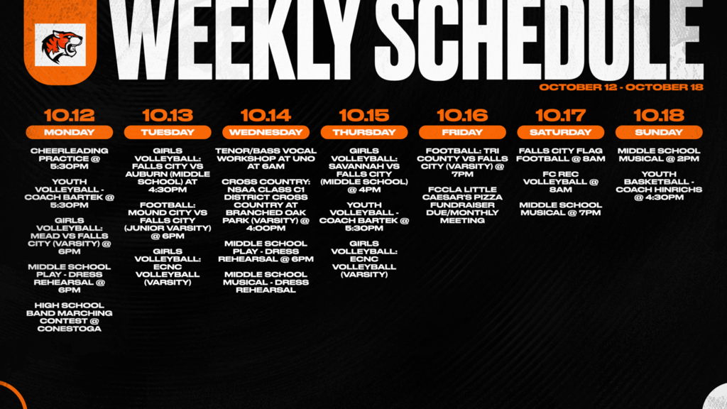 Weekly Events