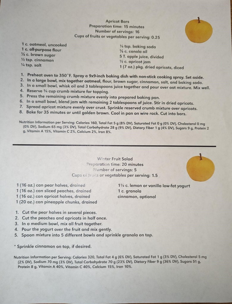 Apricot recipes