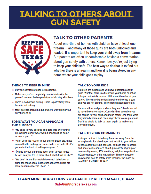 Gun Safety Flyer 2 (English)