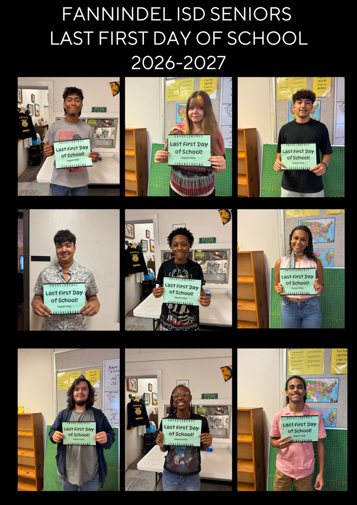 Seniors- Last First Day of School