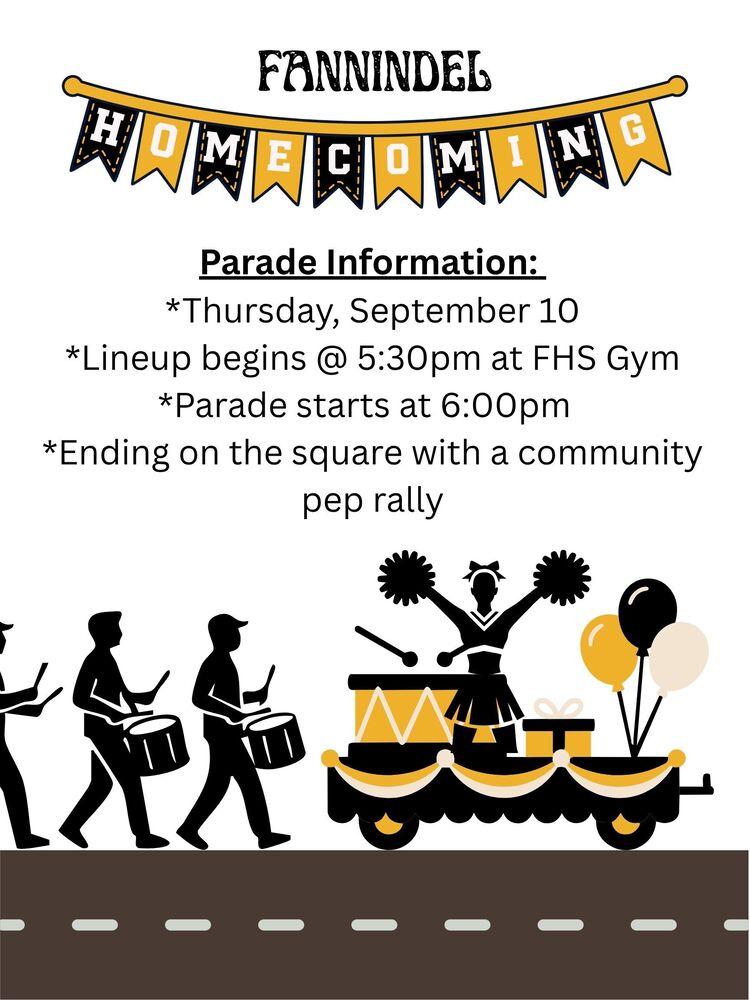 Homecoming Parade & Pep Rally