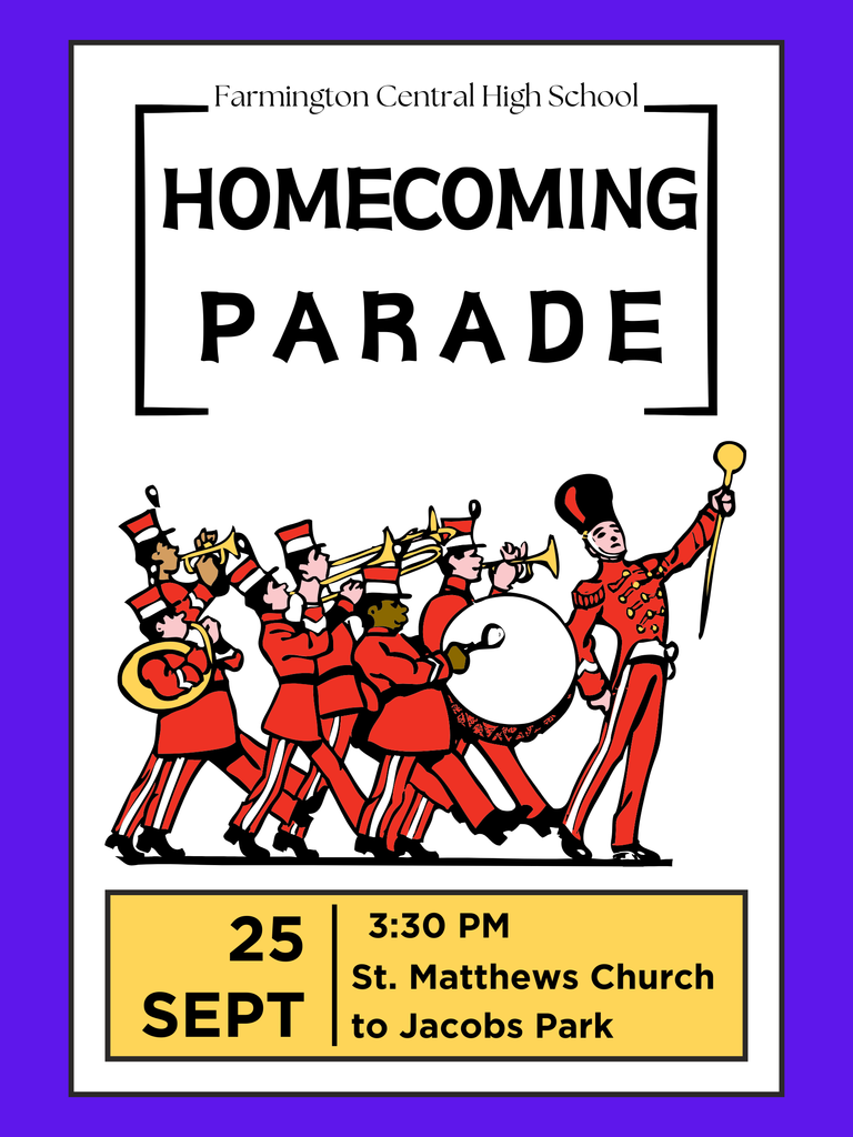 Red Vintage Lined School Band Performance Poster