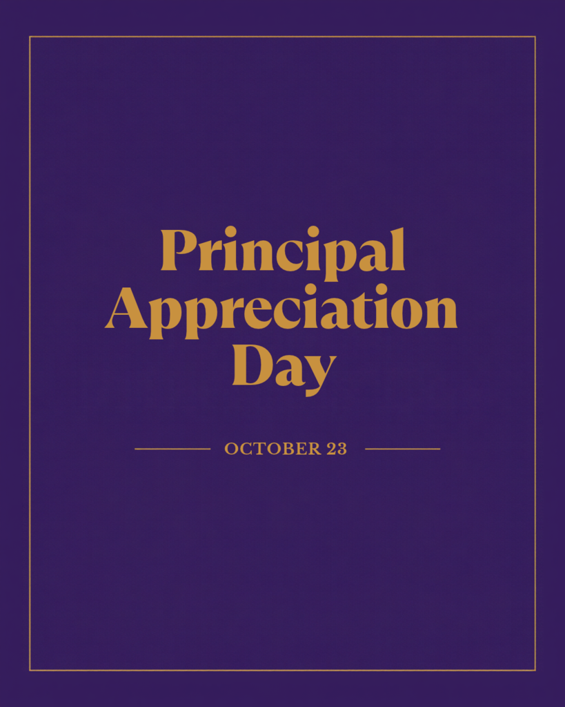 Principal Appreciation Day