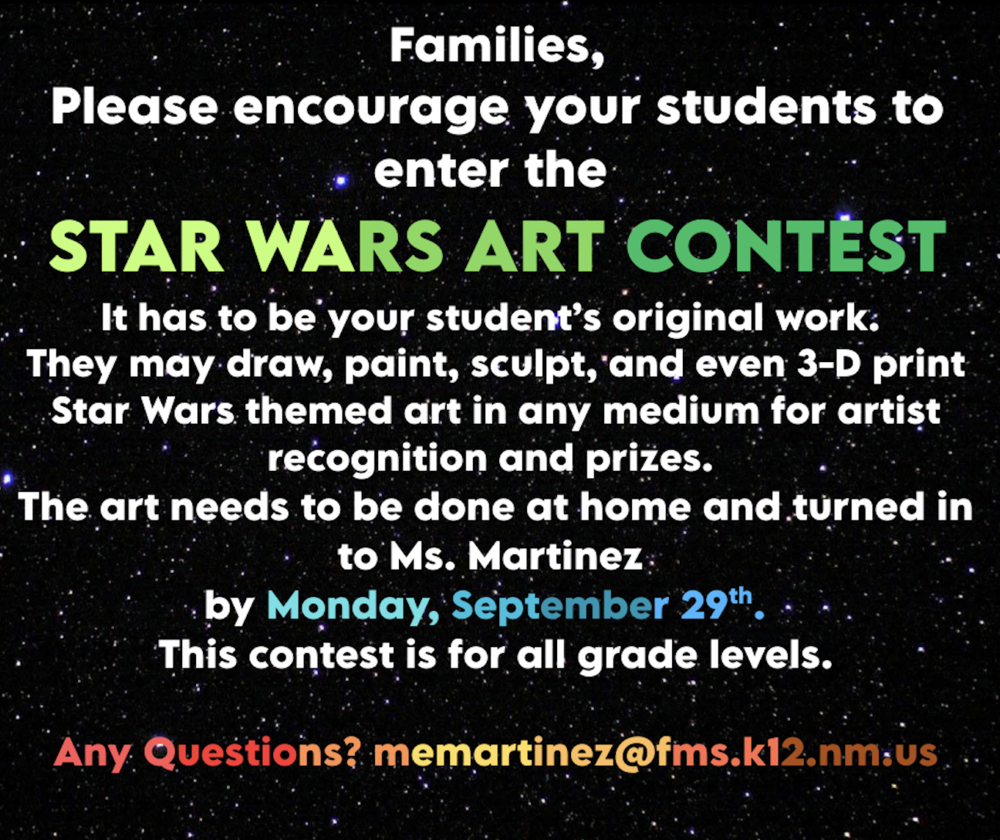 Star Wars Art Contest