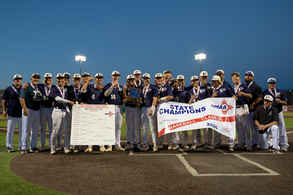 Piedra Vista Baseball Team Wins 5A Championship