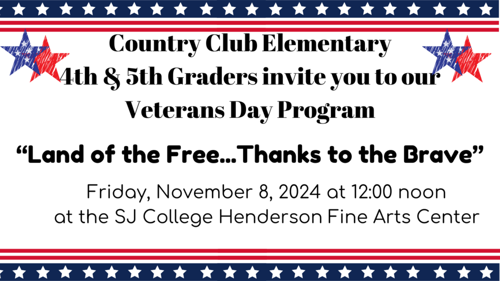 Veterans Day Program