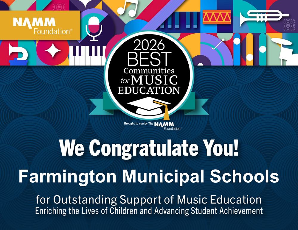 This One's for Our Music Makers — FMS Earns Top Honor for 10th Year