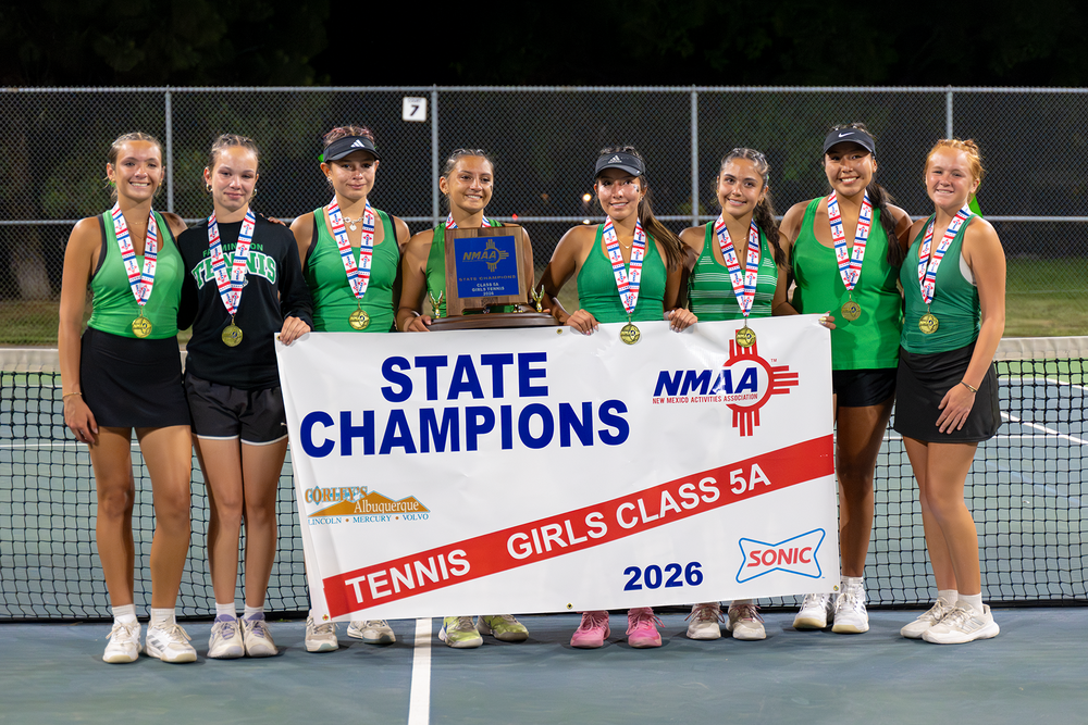 FHS Girls Tennis Team Wins 5A Team State Championship