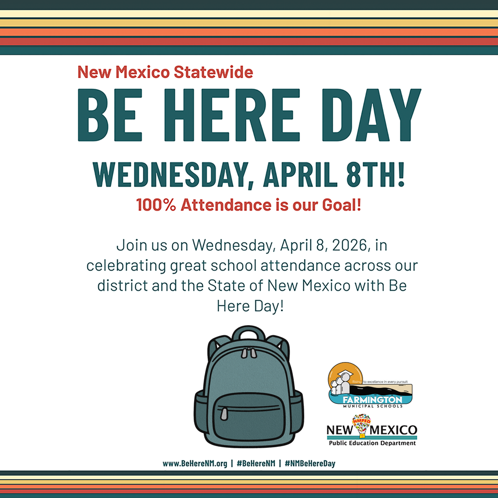 Be Here Day on Wednesday, April 8