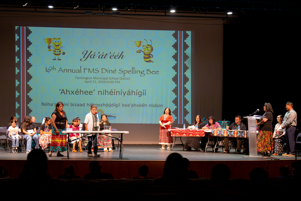 Winners of the 2026 FMS Diné Spelling Bee