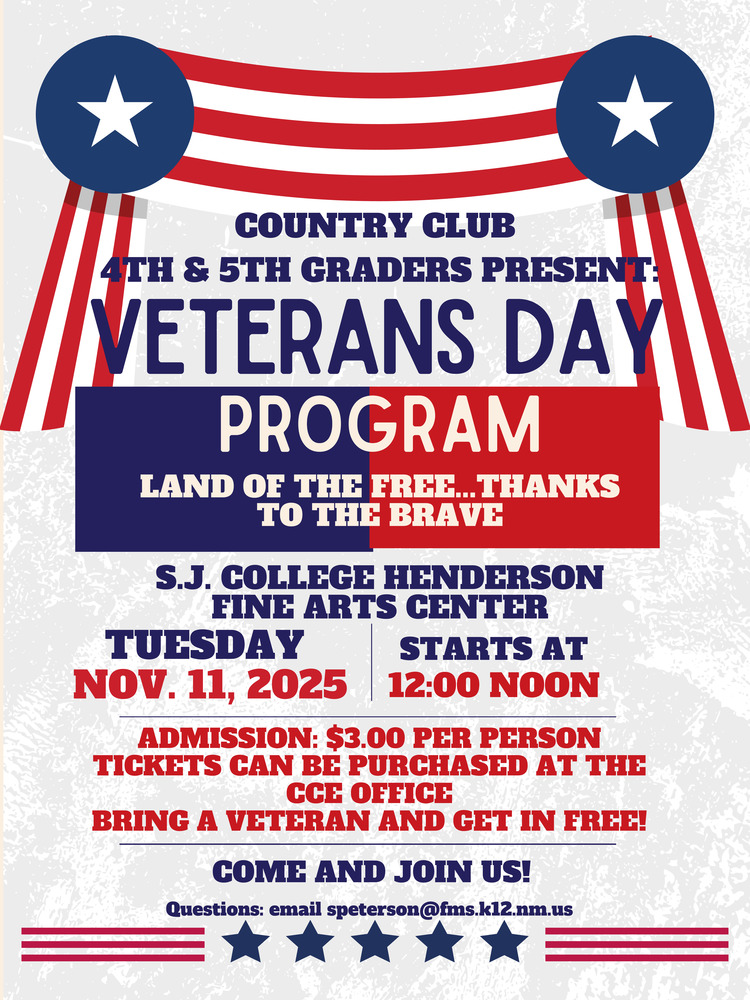 Vetrans Day Program