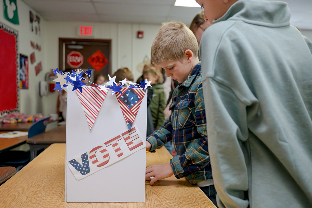 Learning Democracy in Action: FMS Ladera Students Participate in Mock Election