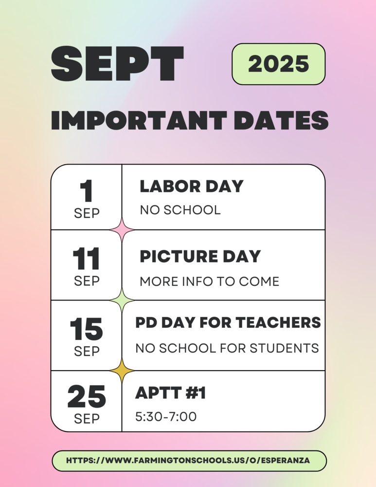 Sept Imp dates