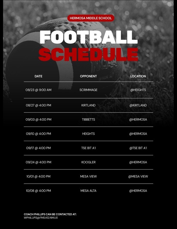 Football Schedule