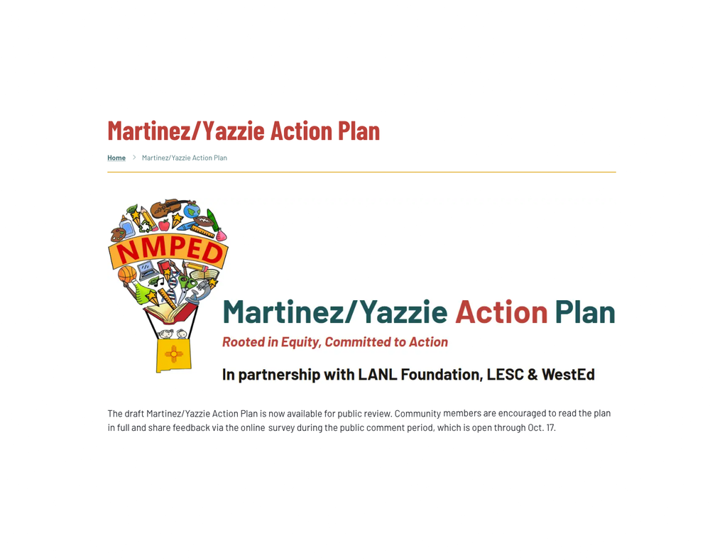 Have Your Say: NMPED Seeks Feedback on the Martinez-Yazzie Draft Action Plan