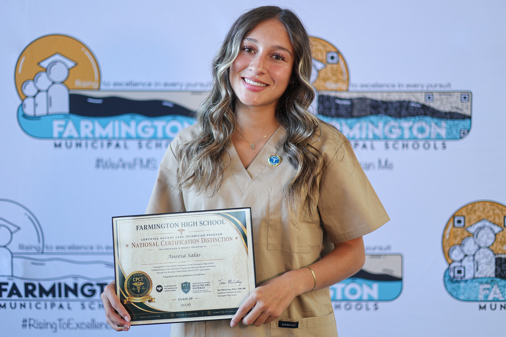 Pinned and Certified: FHS Students Earn National Healthcare Credentials Before Graduation
