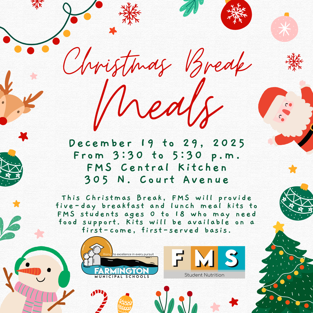 Christmas Break Meals