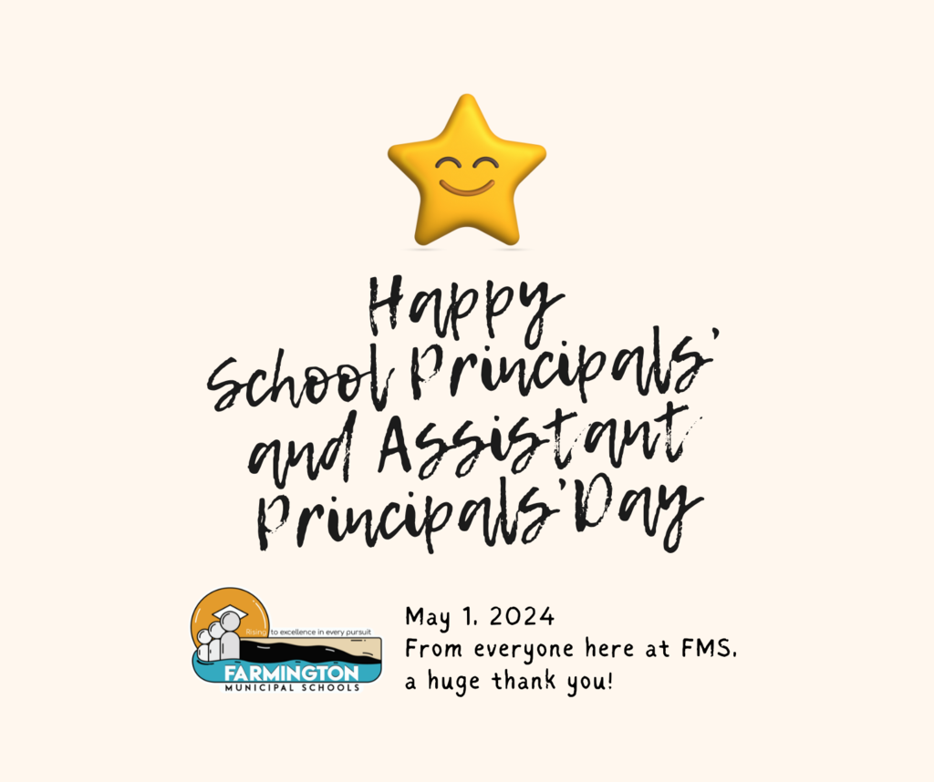 School Principals and Assistant Principals Day!