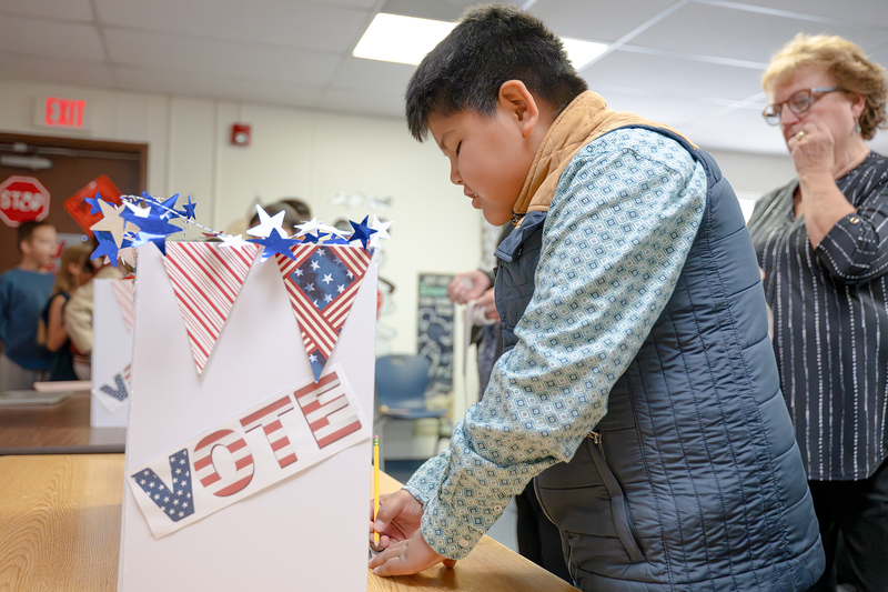 Learning Democracy in Action: Ladera Students Participate in Mock Election