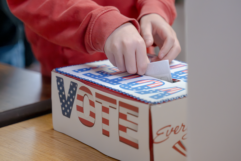 Learning Democracy in Action: Ladera Students Participate in Mock Election