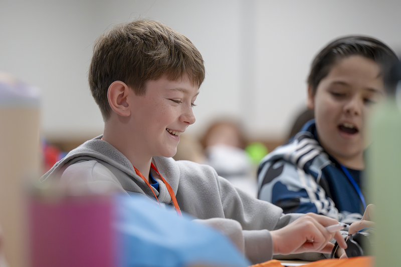 Elementary Students Strengthen Their Voices at the Leadership Conference