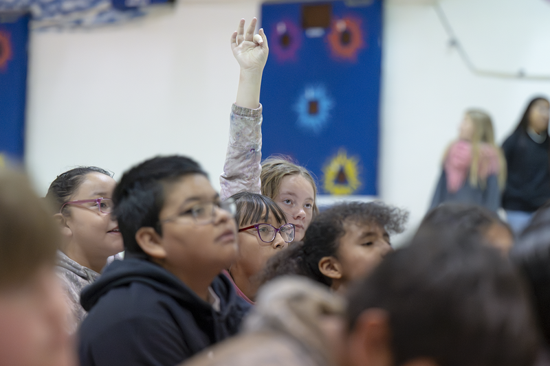 Middle School Musicians Inspire Fifth Graders on Recruitment Tour