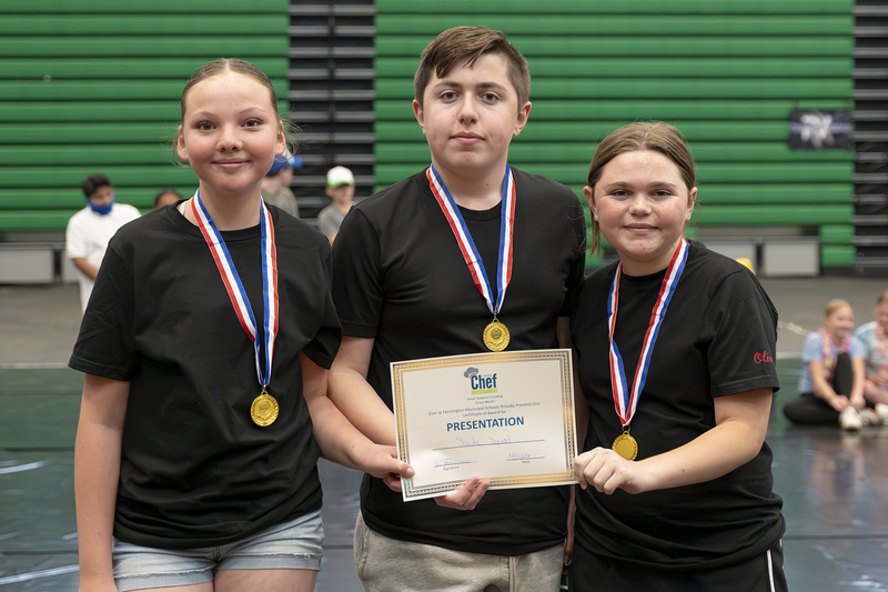 Winners of the 2026 Junior Chef Competition