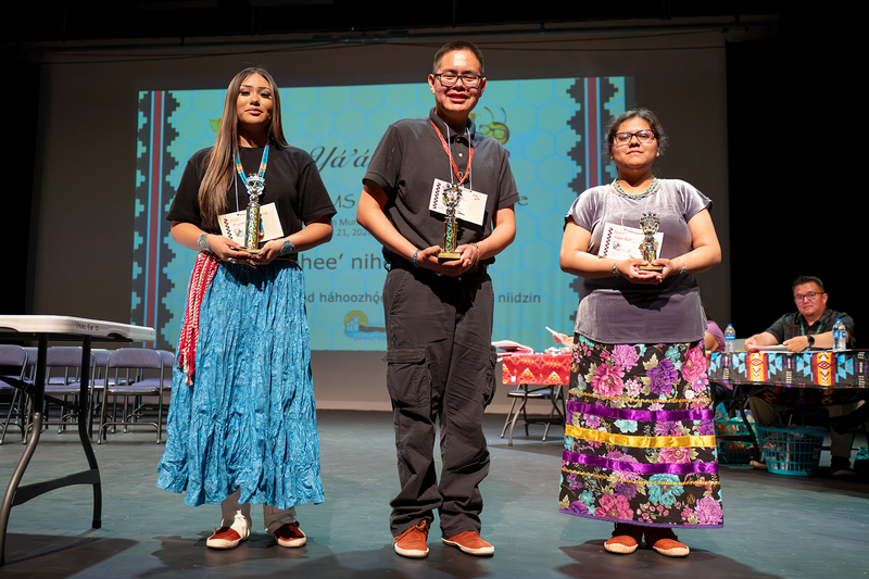 Winners of the 2026 FMS Diné Spelling Bee