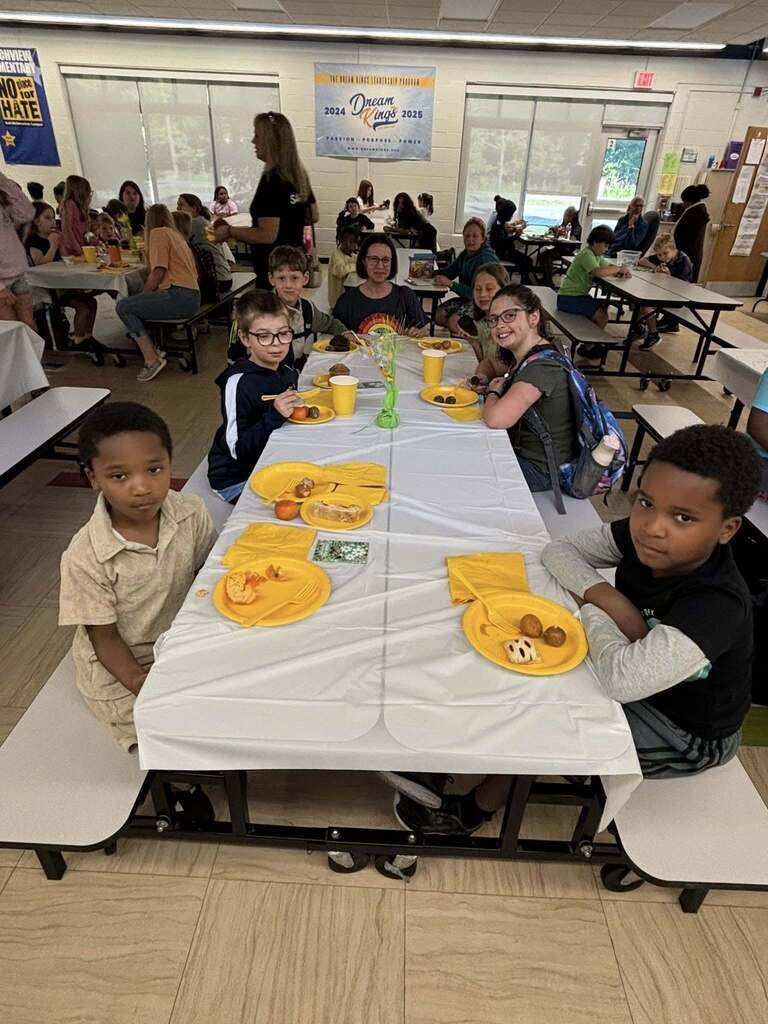 Staff and volunteers pictured at the Beechview Volunteer celebration luncheon at the end of the school year.