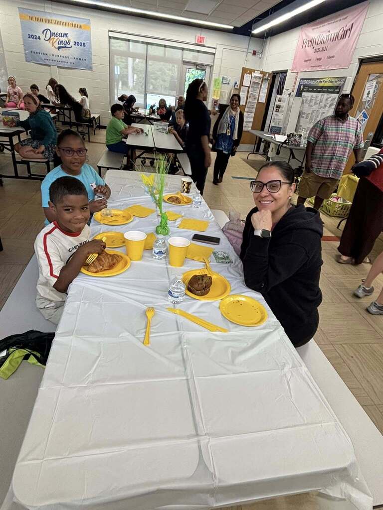 Staff and volunteers pictured at the Beechview Volunteer celebration luncheon at the end of the school year.